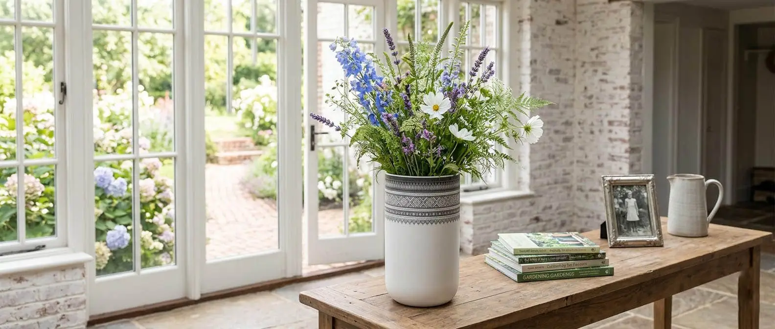 Ceramic flower vase