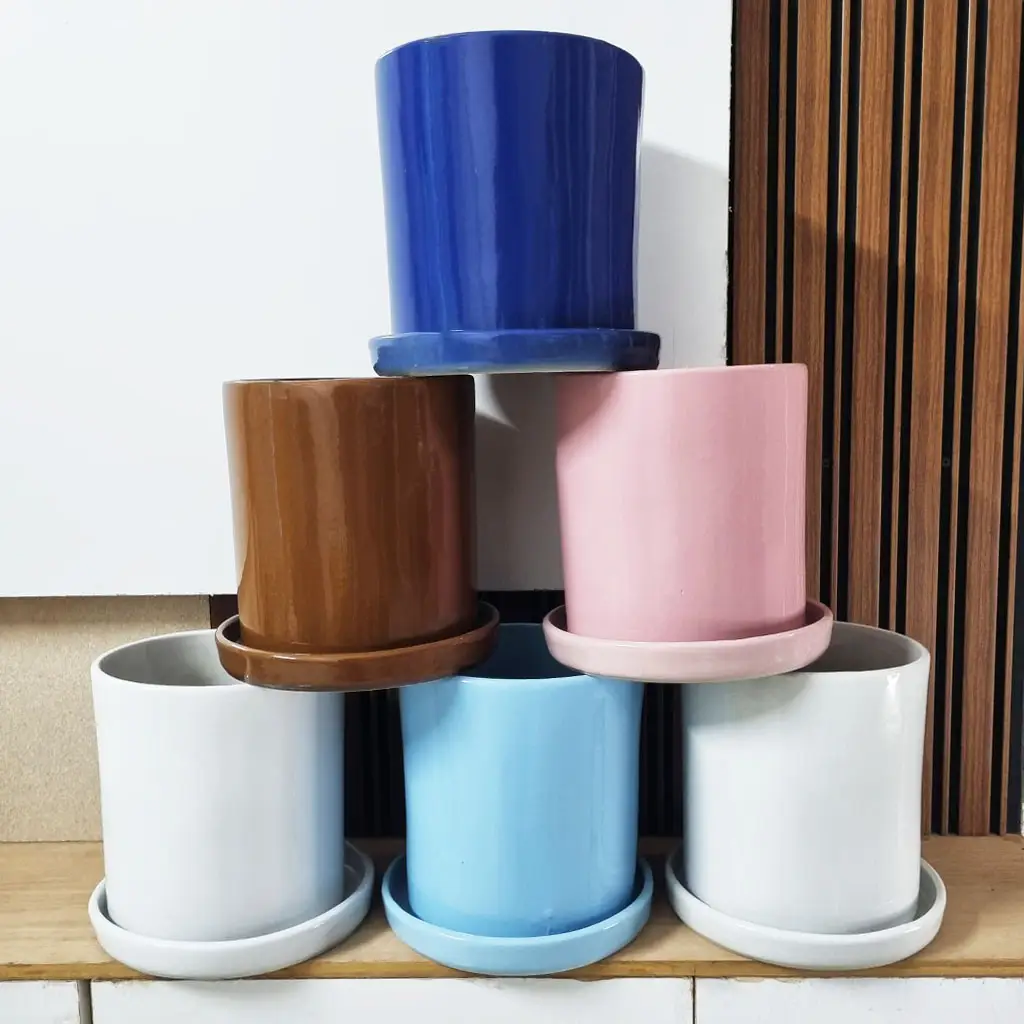 9 Inch Planter Large ceramic Tob