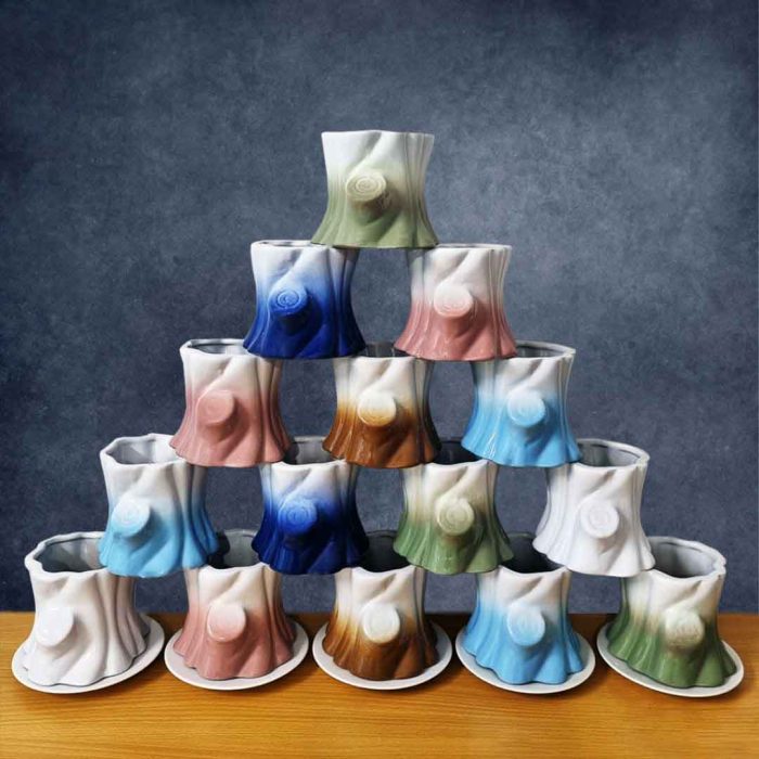Gacher guri ceramic plant pot